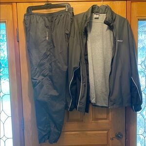 Reebok Black and Gray Athletic Set